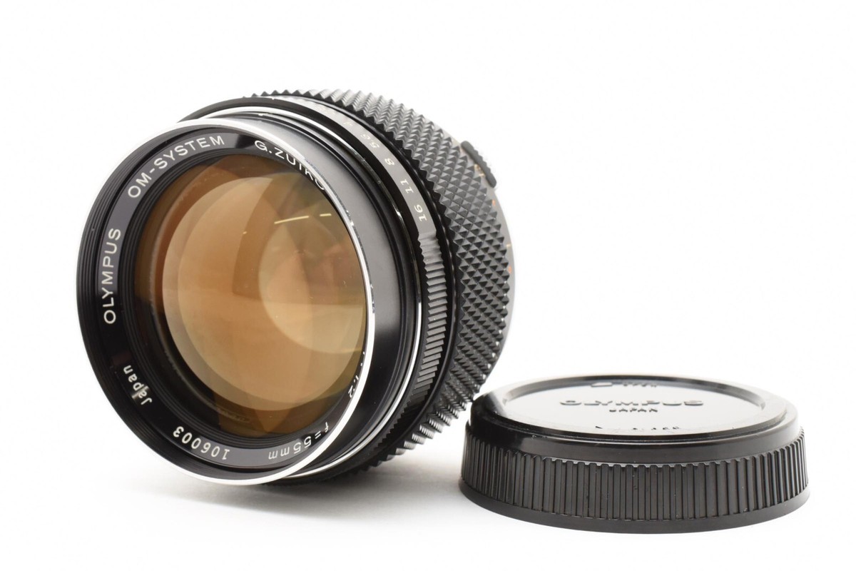 Olympus OM-System G.Zuiko Auto-S 55mm f/1.2 MF Prime Lens From