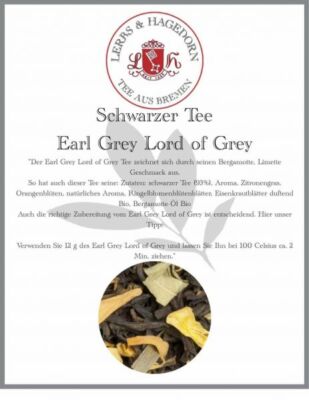 Schwarzer Tee Earl Grey Lord of Grey 2 KG