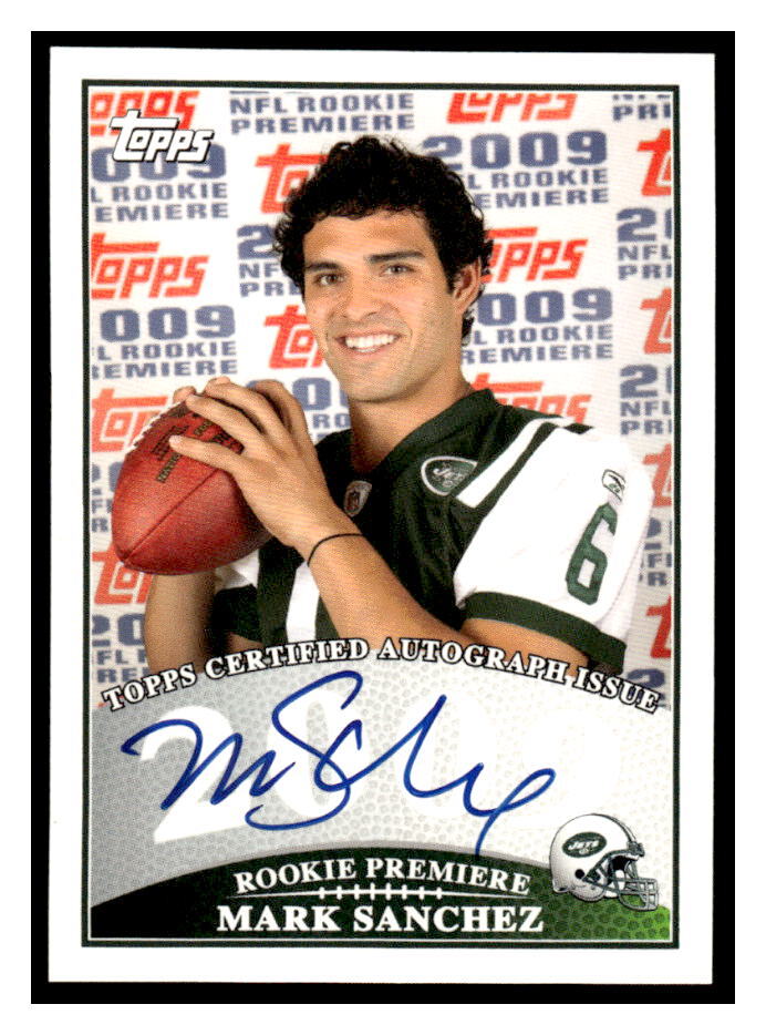 Mark Sanchez Topps Rookie Premiere Autographs #RPAMS Base