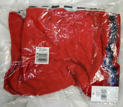 KSNY Kate Spade New York Monaco Stripe colorful SCARF wrap shrug NWT sold out - Picture 3 of 3