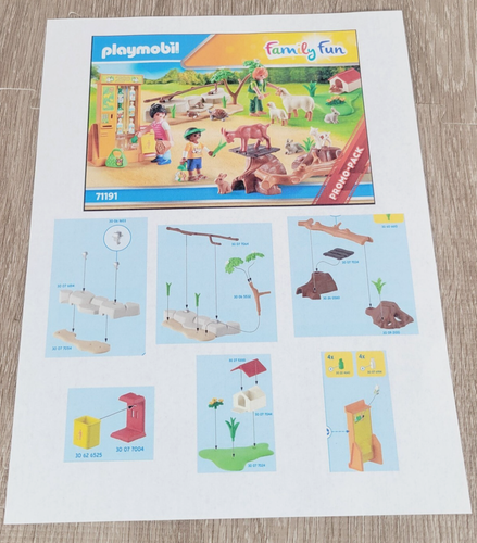 Playmobil Family Fun Petting Zoo Play Set Giocattolo ~ Animali / Figure ~ #71191 - Foto 8 di 8