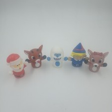Rudolph The Red-Nosed Reindeer Finger Puppets- 5 Piece Set