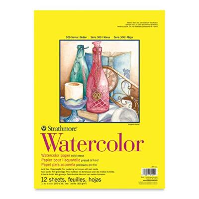 Strathmore 300 Series Watercolor  Assorted Sizes , Styles , Pattern Names 