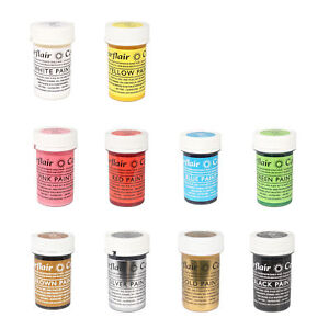 Various Colors Sugarflair Edible Food Colouring Pens for Cake Icing Decorating