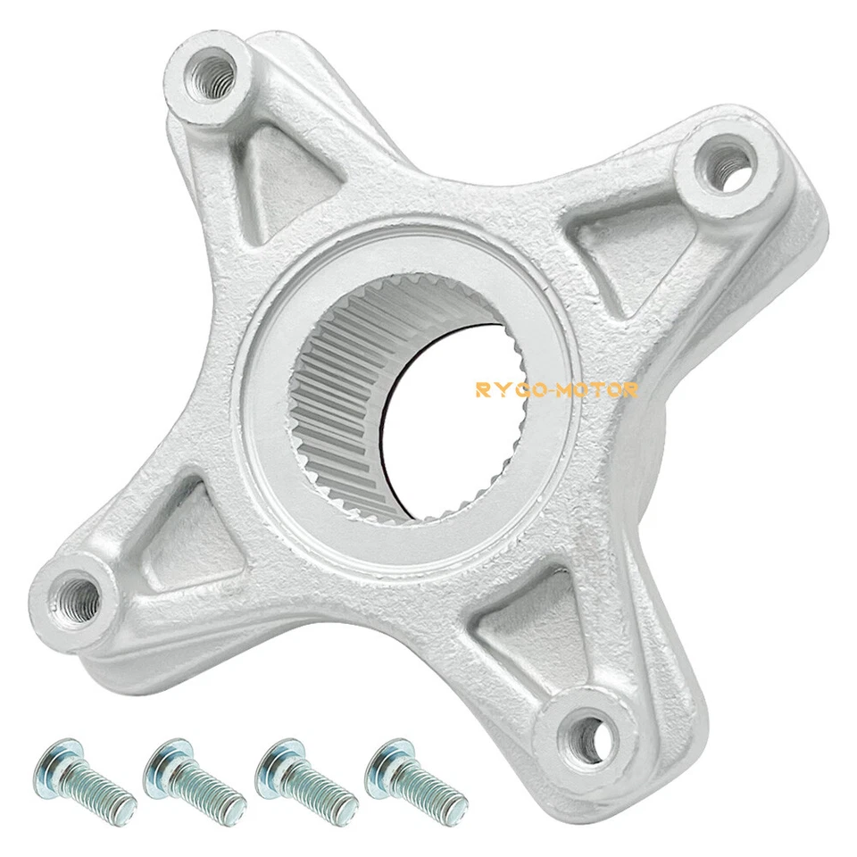 Buje de rotor de brida de freno de disco trasero con pernos para Honda Sportrax 400 TRX400EX 1999-08 Foto 2 de 4