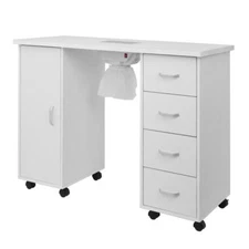 Portable Manicure Nail Table Beauty Salon Nail Station Desk Nail Art Equipment