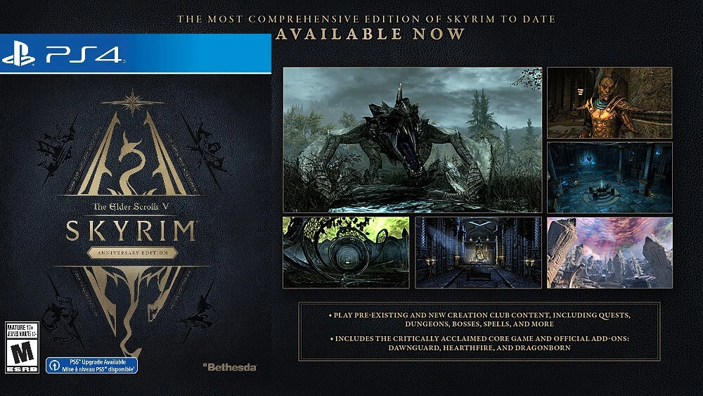 New skyrim best sale ps4