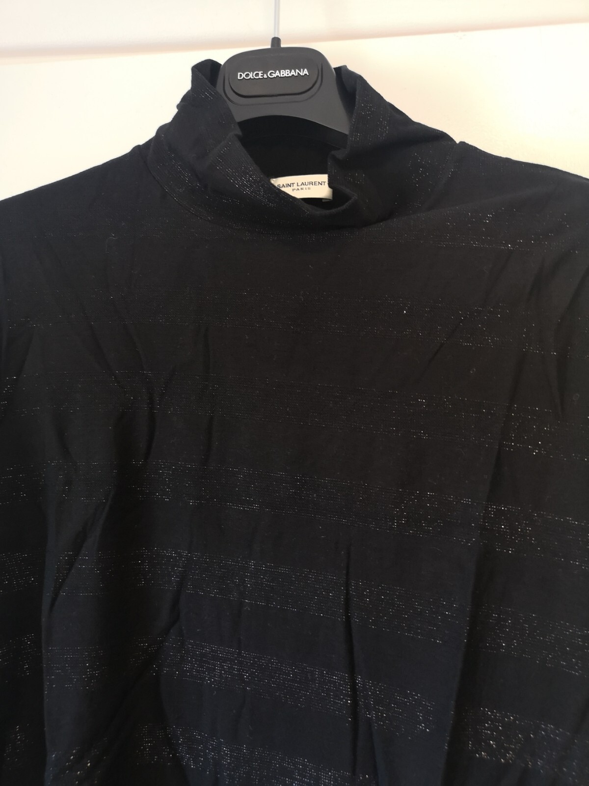 Saint Laurent Men Striped Black Rollneck Size Medium. BMWT. RRP £700 image 10