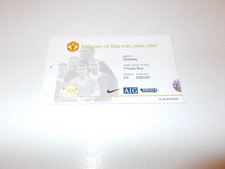 TICKET Manchester United v Chelsea 06/07  PRIVATE BOX TICKET