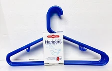 Blue Plastic Hangers Premium Quality! 8-48 Pack