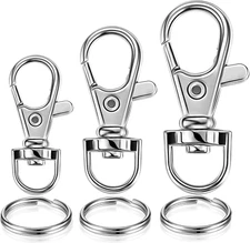 Keychain Key Chain Rings Clips Swivel Bulk YHYZ Swivel Lanyard Snap Hooks (