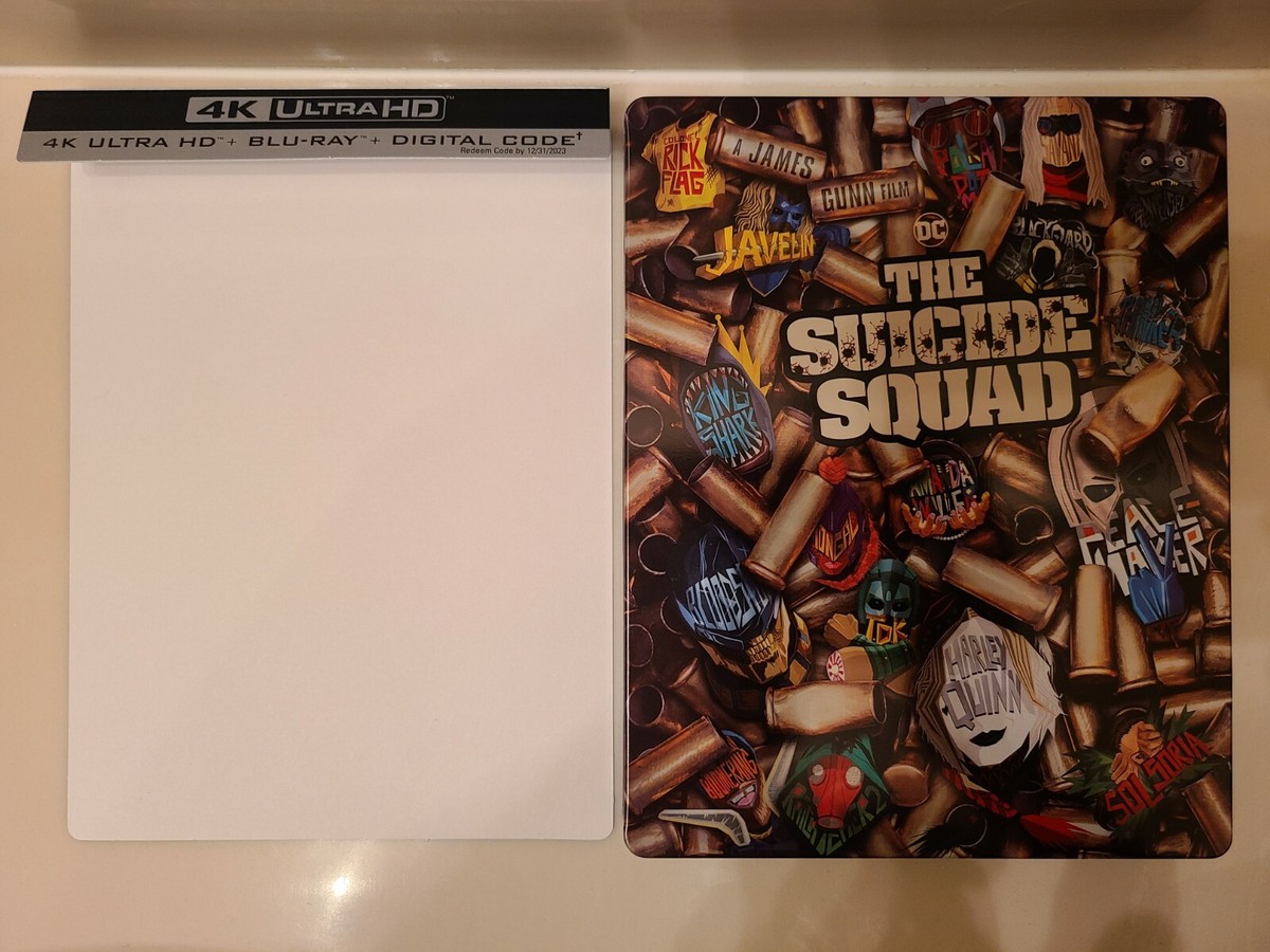 DC Comics The Suicide Squad 4K STEELBOOK (4K/Blu-ray, 2021) Best