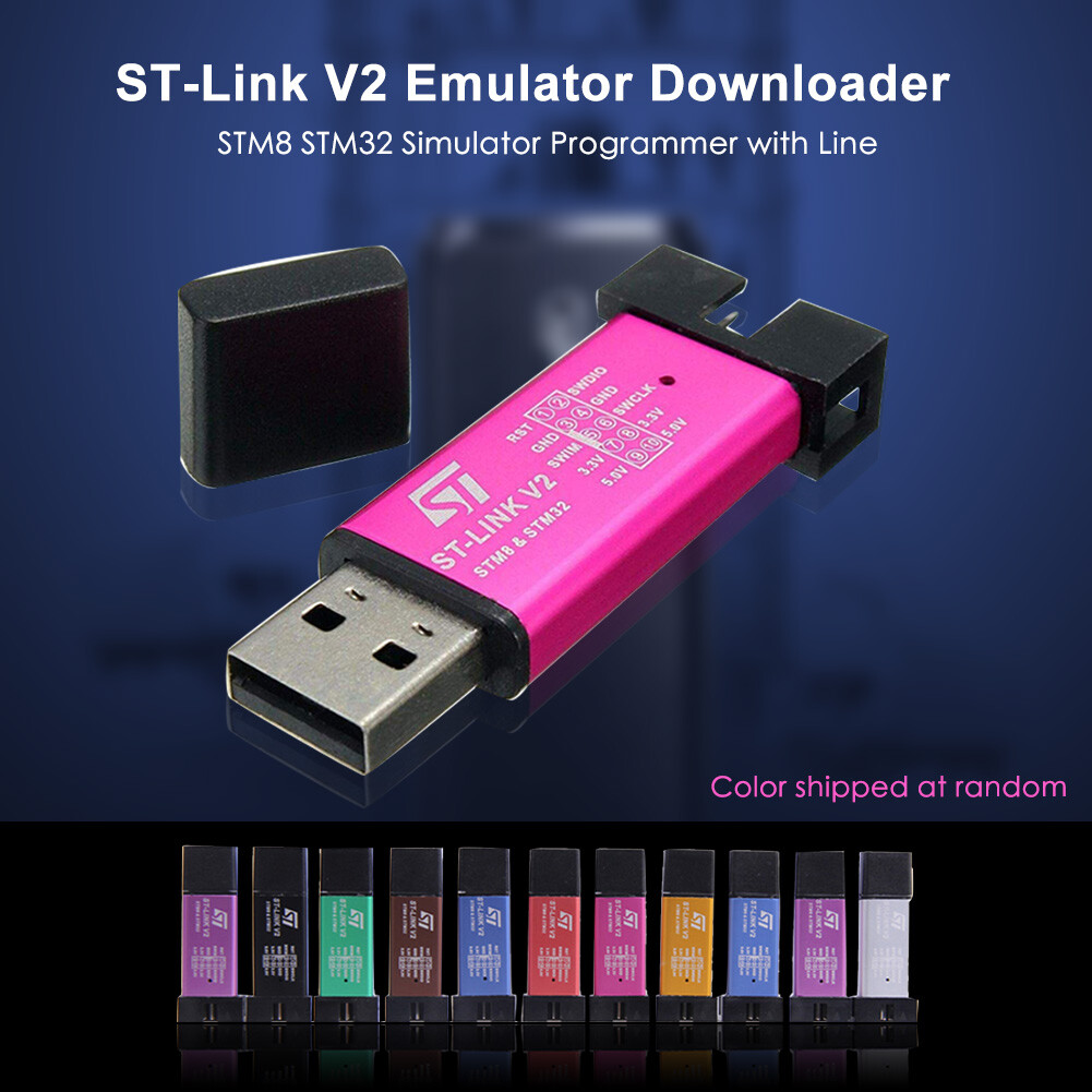 Mini Stlink V2 Stlink Emulator Downloader Stm8 Stm32 With 2Pcs ST Link