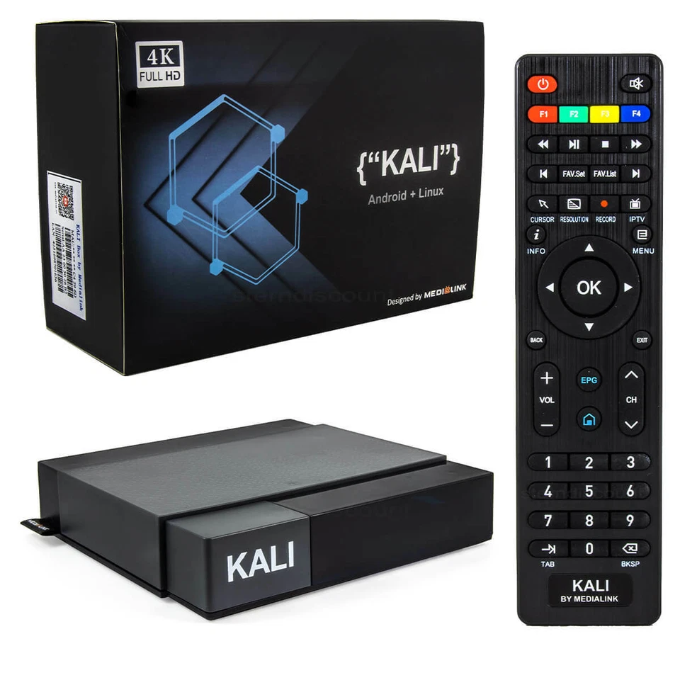 Medialink KALI 4K IPTV Box H.265 2xUSB WiFi 2.4 GHz Android Smart TV Online 2 - Bild 3 von 4