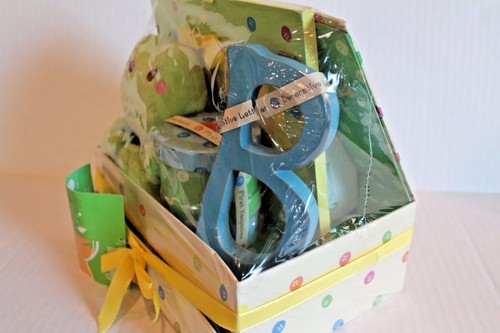 Neil Nathan Baby Keepsake Gift for Infant Boy with Plush Frog , Frame , Boxes - Picture 2 of 4