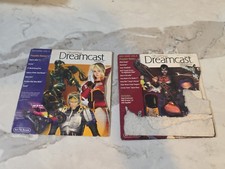 Official Sega Dreamcast Magazine Demo Disc Lot Of 2 Cardboard Sleeves Loose