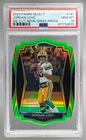 2879 Jordan Love 2020 Panini Select Neon Green Prizm Die Cut RC PSA 10
