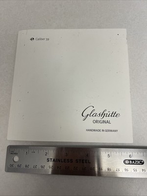 Glashutte Original Caliber 39 Booklet Hand Book Manual Many Languages 2013