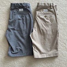 Vineyard Vines Khaki And Gray Performance Shorts Boys Size 14