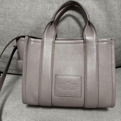 Marc Jacobs THE TOTE BAG Handtasche Grau Leder Echt