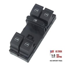 Master Power Window Switch Driver Side 1K4959857 Compatible with Jetta Passat