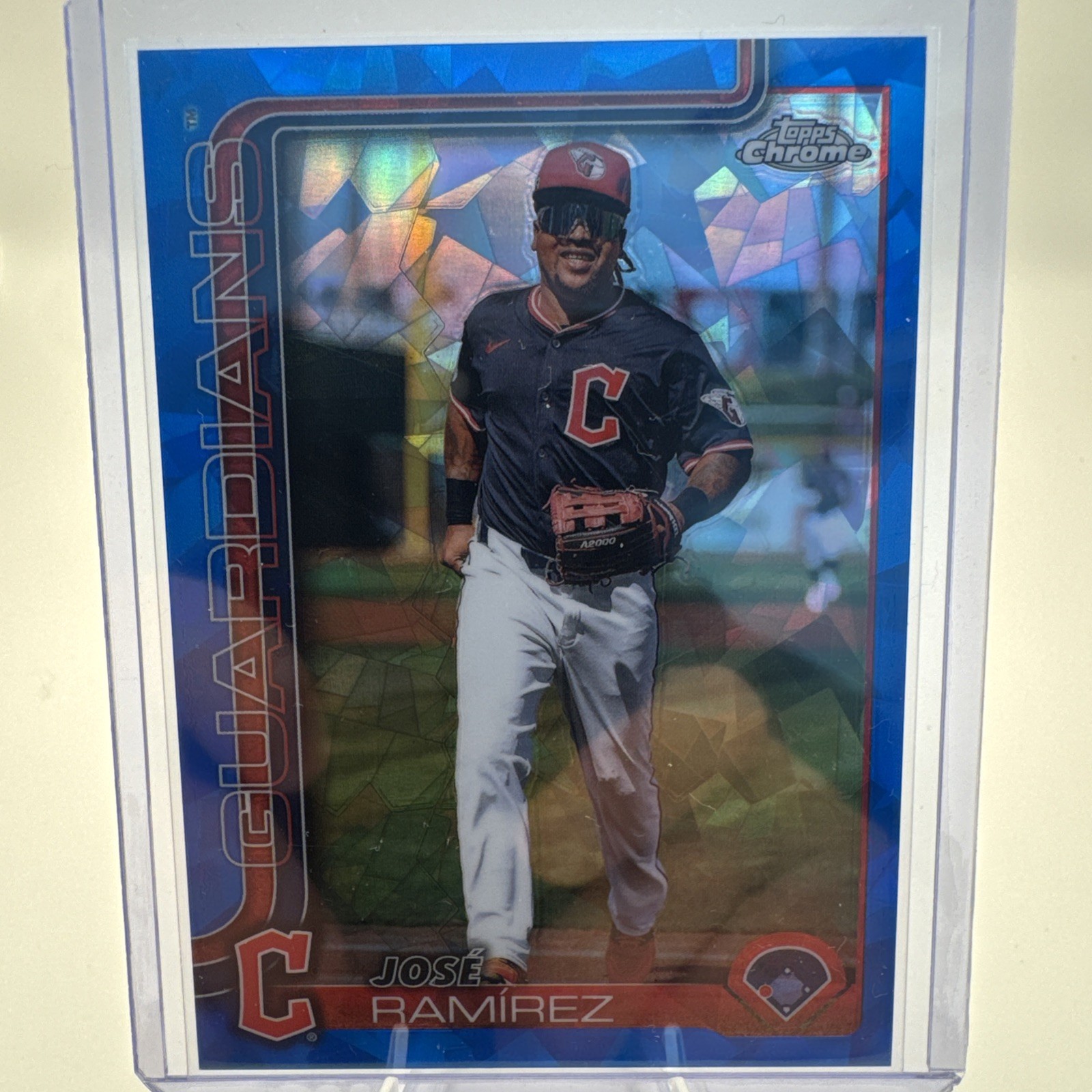 2025 Topps Chrome - Jose Ramirez Sapphire Image Variation SSP