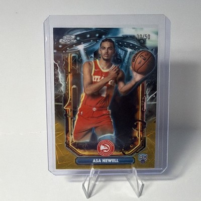 ASA NEWELL 2026 TOPPS COSMIC CHROME BASKETBALL EXTRATERRESTRIAL GOLD /50 RC