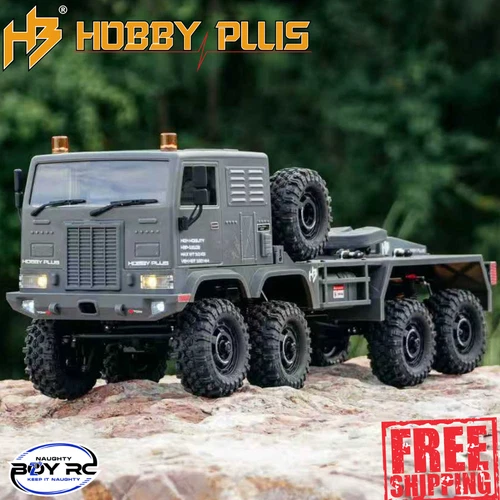 Hobby Plus CR-18P Terranaut 8X8 AWS 1/18 RC Crawler Gray 2 Speed Lipo Truck Car