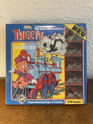 SUPER 8 FILM German Tweety & Sylvester Die Böse Miezekatze UFA Looney Tunes