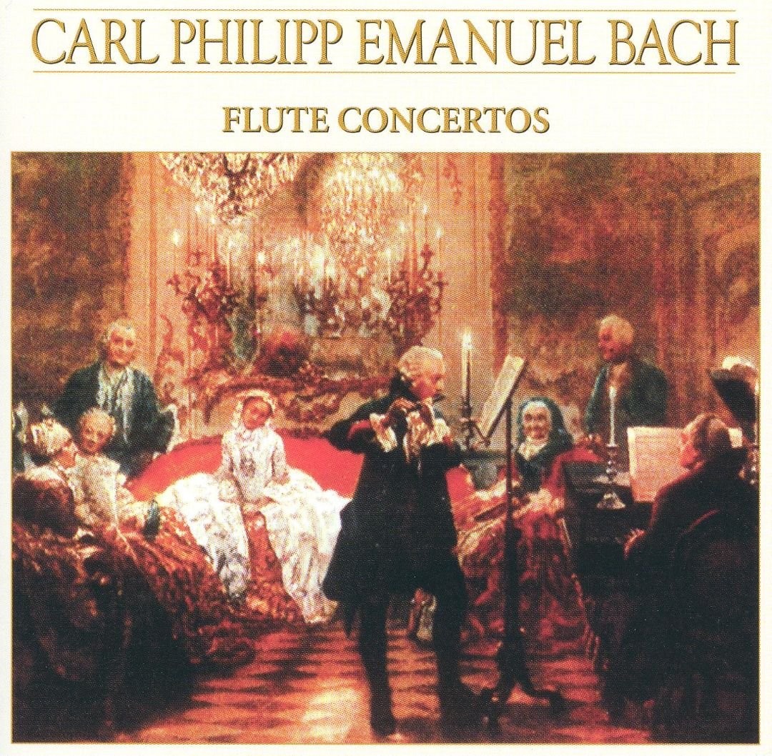 1-CD C.P.E. BACH - FLUTE CONCERTOS - MACHIKO TAKAHASHI - CONCERTGEBOUW CHAM (CD)
