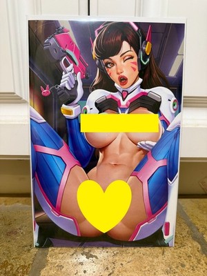 Bigg Pigg Origin ''DVA Overwatch''  Virgin Z-Rated Variant Comic by VECTOR NM