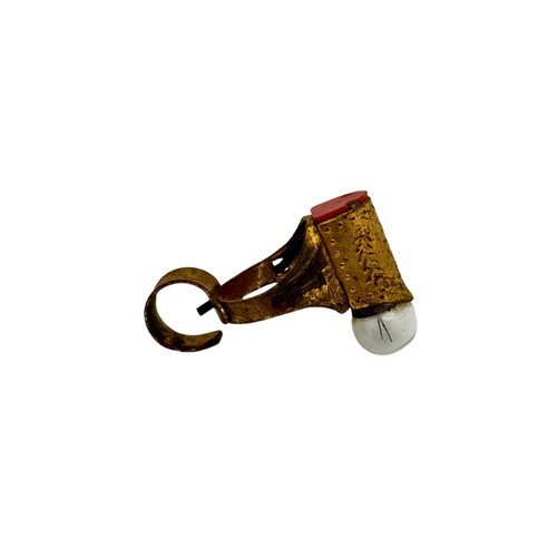 Vintage 1940s Lone Ranger Signal Flashlight Ring Toy – Bulb Out, No Battery