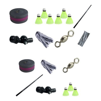 Badminton Training Kit Self Practice Trainer Aid für Hinterhof -Traininger