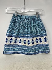 Native American Seminole Miccosukee Patchwork Handmade Colorful Girl Skirt 52