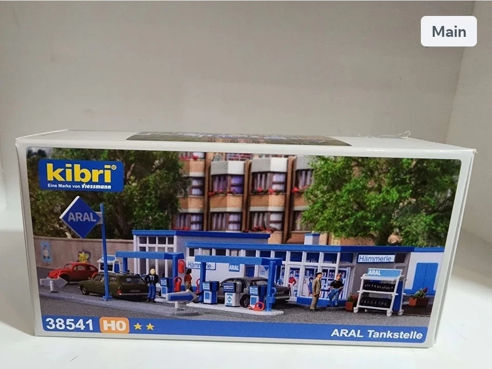 Kibri Aral gas station 38541 HO scale - Image 2 of 4