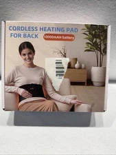 Portable Heating Belt Pad Back Massager 3Heat 3Vibration Levels 10000mAH Battery