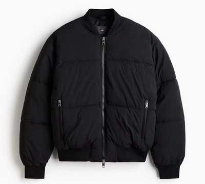 Piloten /Bomber Jacke Schwarz Gr. L  Neu !