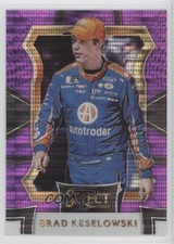 2017 Panini Select Grandstand Purple Pulsar Prizm Brad Keselowski #9 10k8