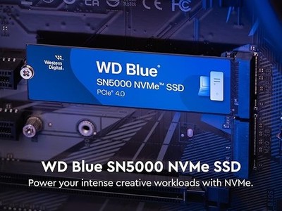 Western Digital WD Blue SN580 1TB M.2 NVMe Internal SSD