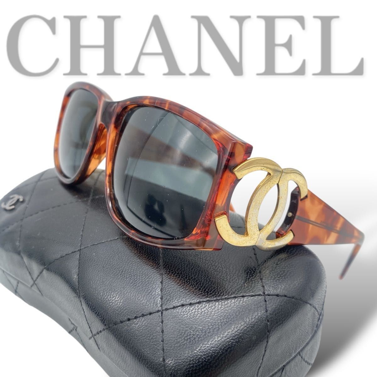 Chanel Coco Y2K unisex tortoiseshell sunglasses trendy popular model