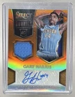 Gary Harris 2014 Panini Select #7 Orange Prizm RC Rookie Jersey Patch Auto /60