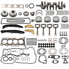 G4KJ Engine Full Rebuild Overhaul Kit ＆ Crankshaft Valve for Hyundai Kia 2.4 GDI
