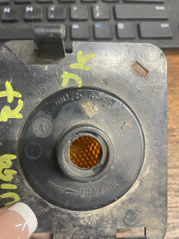 Jeep Wrangler JK 2007-2018 guardabarros lateral derecho lámpara marcador lateral cubierta 55078144Aa Foto 3 de 4