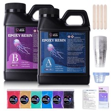 Casting Epoxy Resin Kit 1L Crystal Clear & Bubble Free Epoxy Resin and Hardener