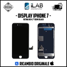 Apple OEM - Display Retina - Originale iPhone 7 (NERO) Schermo LCD