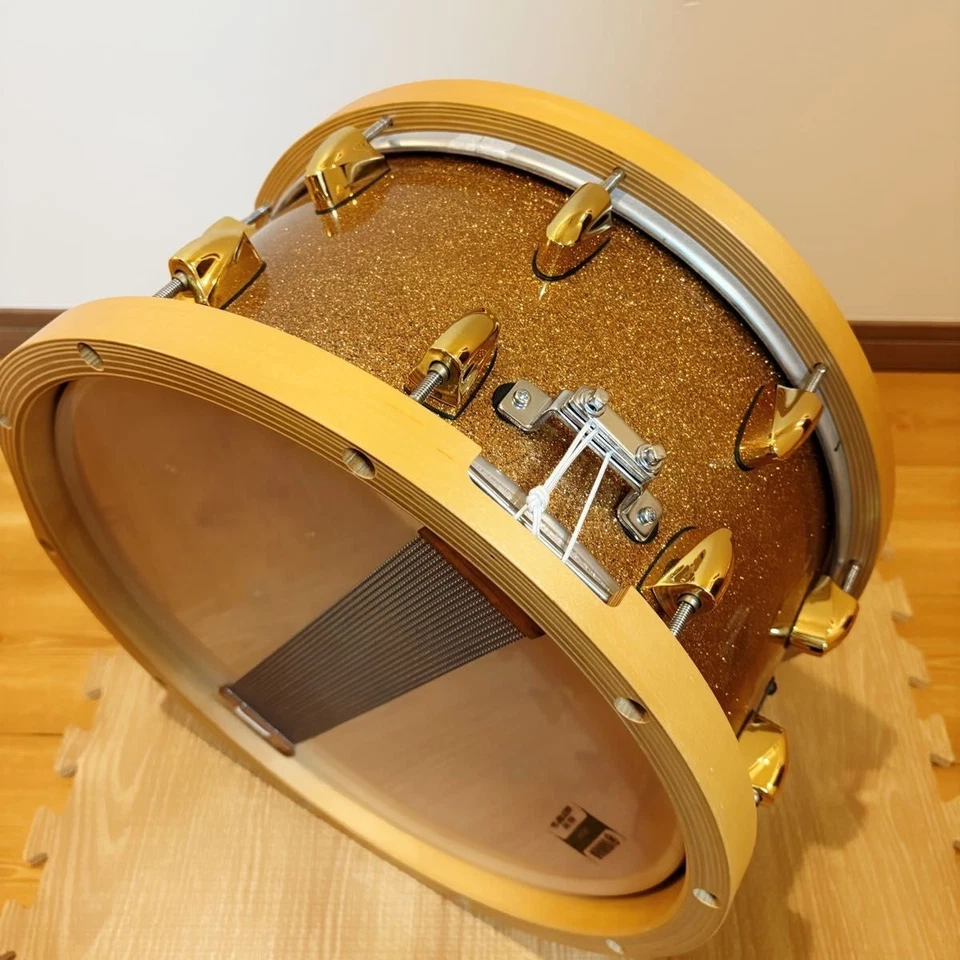 YAMAHA MSD1470EJ Elvin Jones Snare Drum 14"x7" Wood Vintage Hoop Made in Japan - Image 4 of 4