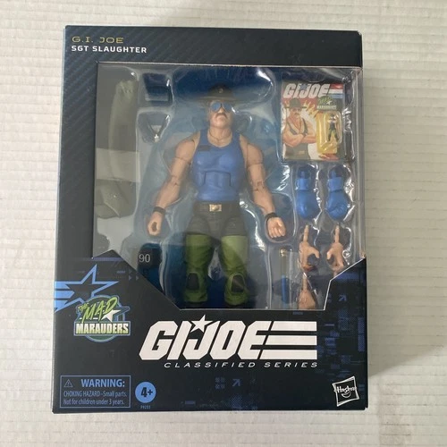 SEALED Hasbro G.I. Joe Classified Series Sgt. Slaughter Action Figure.