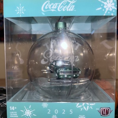 2025 M2 MACHINES Coca-Cola 1969 Chevy Camaro  Christmas Ornament