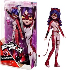Miraculous Ladybug and Cat Noir Toys Fashion Doll 10.23 Inch, Purple Tigress 