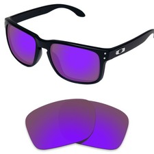 EYAR Polarized Replacement Lenses for-Oakley Holbrook OO9102 Plum Purple STD